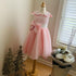 Mini Princess Pearl And Blush Rose Dress - Priority Shipping - Little Palace Store
